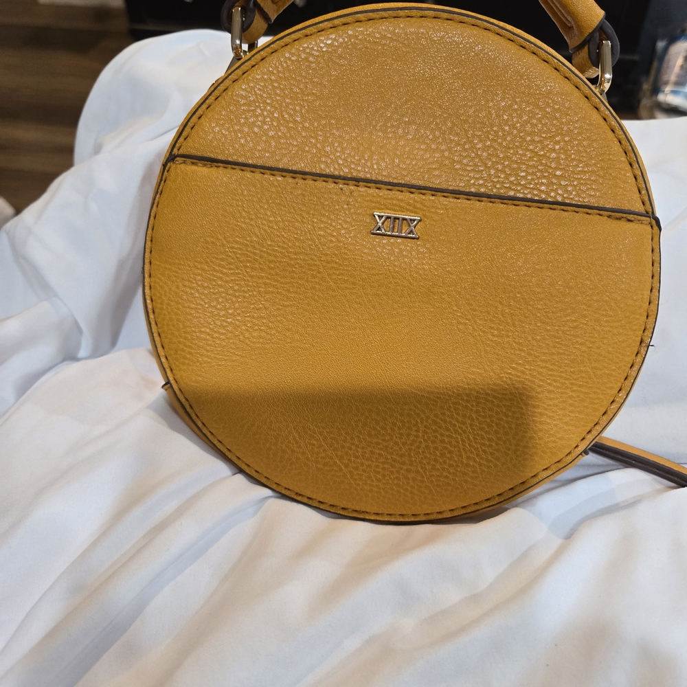 Collection XIIX Mustard Round Mini Bag